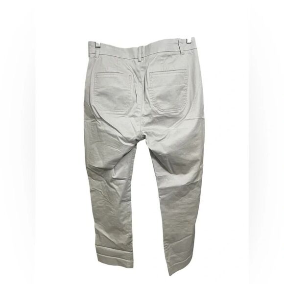 Vince Low-Rise Washed Cotton Crop Pant size 8 Lunar Dust gray - Picture 6 of 14